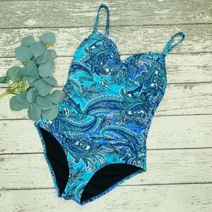 Seekers Essentials Paisley One Piece Swimsuit